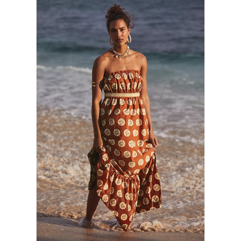 Free People Leanna Tube Dress NWT SZ XL in Copper